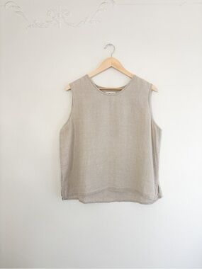 Vintage Flax Linen Tank
